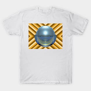 Spherically Mirrored Sunlit Stadium T-Shirt